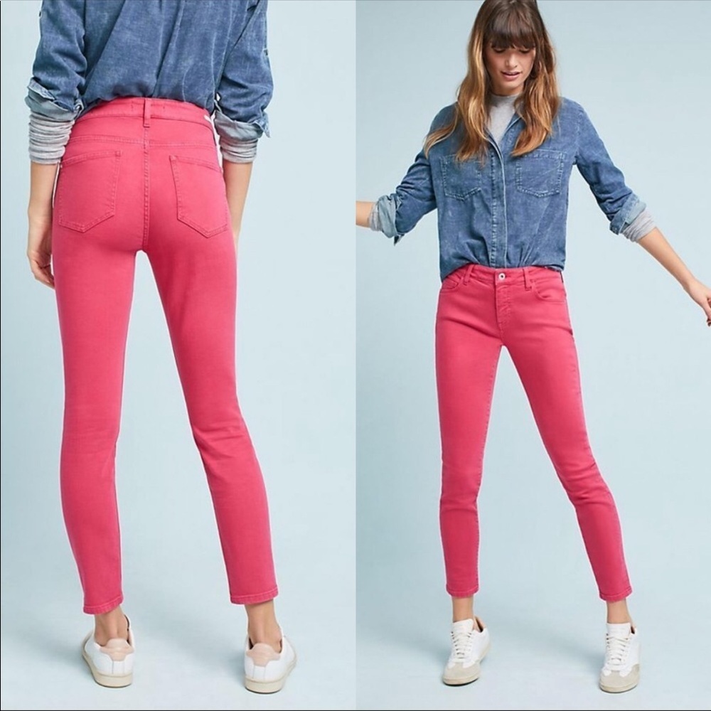 Anthropologie Pilcro Pink 💗 Mid-Rise Skinny Jeans